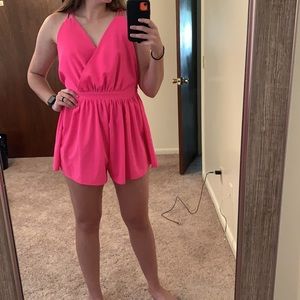 Large Umgee Pink Romper